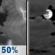 Wednesday Night: Chance Showers And Thunderstorms then Mostly Cloudy