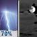Monday Night: Showers And Thunderstorms Likely then Mostly Cloudy