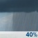 This Afternoon: A chance of rain showers. Cloudy, with a high near 69. North northeast wind around 9 mph, with gusts as high as 16 mph. Chance of precipitation is 40%. New rainfall amounts less than a tenth of an inch possible. This Afternoon: Chance Rain Showers