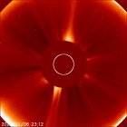 Latest LASCO C2 image of the Sun