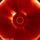 Latest LASCO C2 image of the Sun