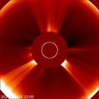 Latest LASCO C2 image of the Sun