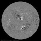 Latest SDO/HMI Magnetogram image of the Sun