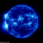 Click for time-lapse image of the sun