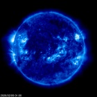 Click for time-lapse image of the sun