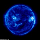 Click for time-lapse image of the sun